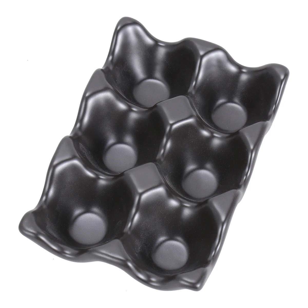 

Egg Holder Tray Ceramic Refrigerator Storage Container Organizer Box Practical Grids Countertop Porcelain Cup Fridge Duck Keeper
