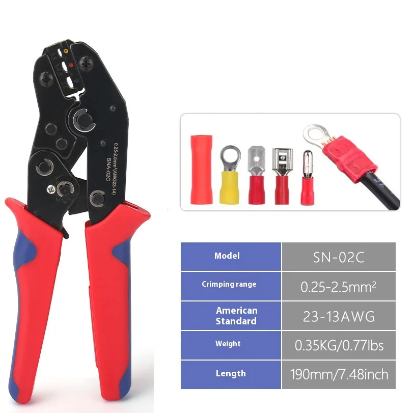 

Клещи для обжима проводов Lekon SN-02C