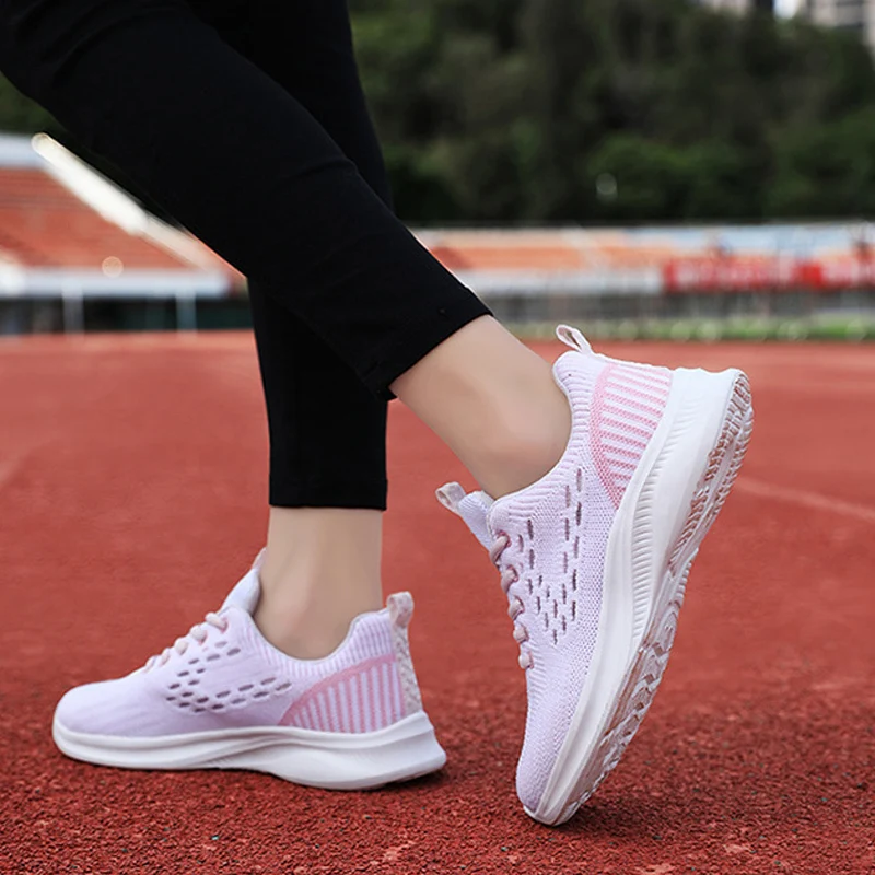 Xiaomi SALUDAS Shoes for Women Sneakers Mesh Breathable Casual Female Shoes Light Lace-up Summer Running Shoes Women Sneakers