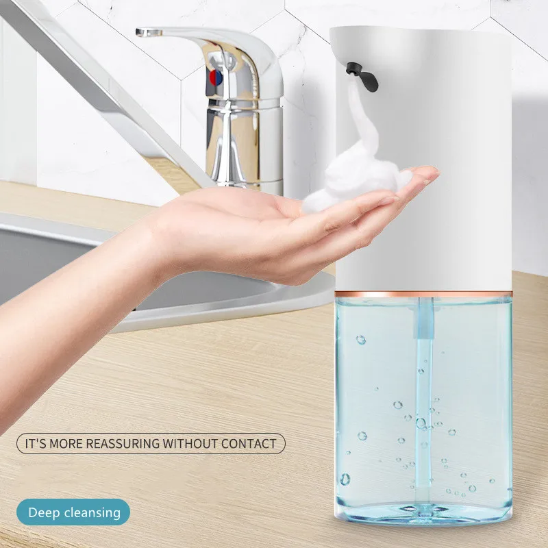 HATV Automatic Liquid Soap Dispenser Foam Touchless Hand Free Portable Infrared Sensor Dispensers for Bathroom Kitchen |