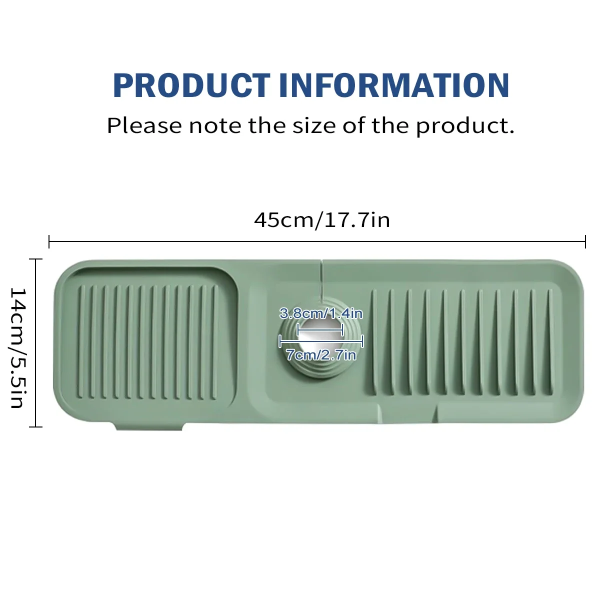 Кухонный силиконовый коврик для смесителя для раковины, брызговик для смесителя для раковины, впитывающий коврик для защиты раковины, кухонные гаджеты