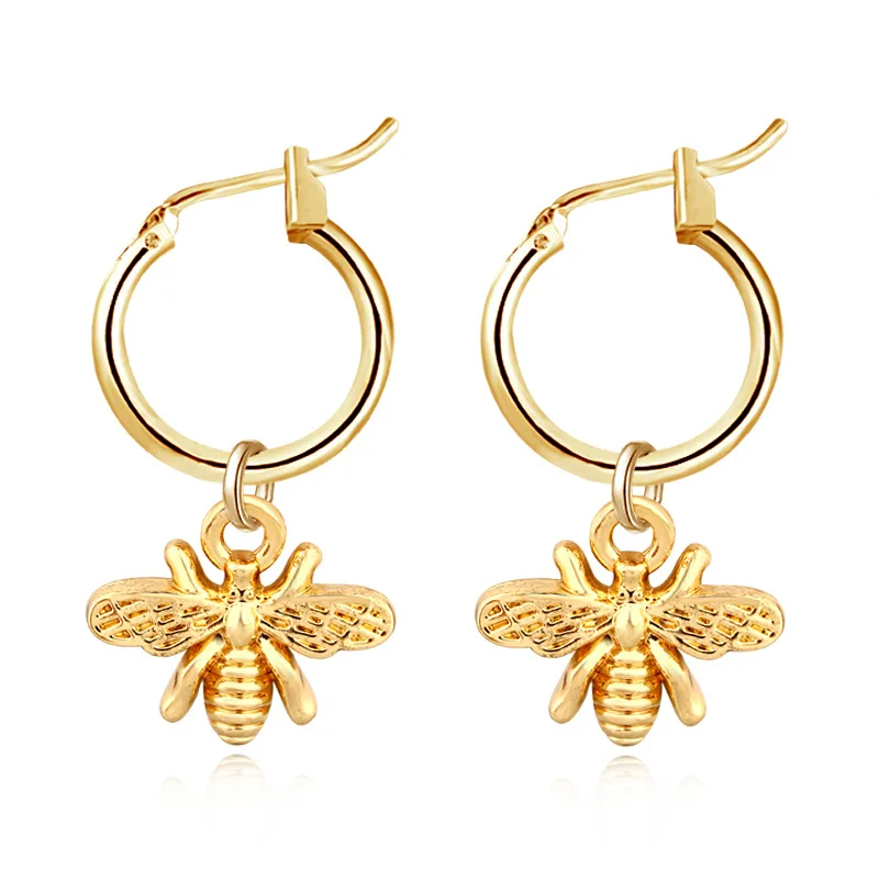 

Supply Bee Pendant Earrings Insect Bee Pendant Ear Clip Women's Earrings Exclusive