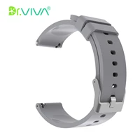dr viva 20mm silicone watch bands quick release stainless steel buckle soft rubber replacement smart watch straps