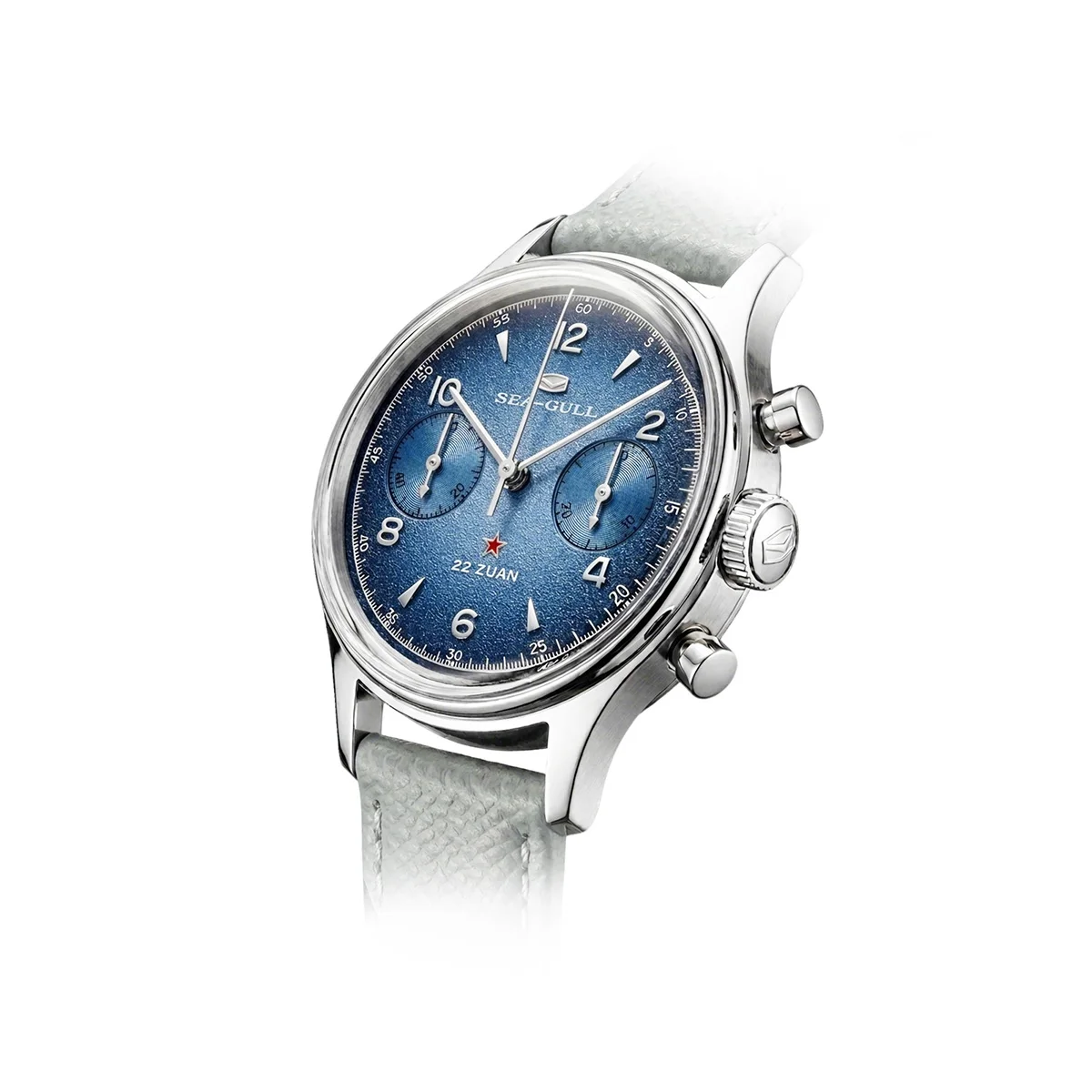 Фото Мужские механические часы Seagull 1963 Aurora Edition с ручным заводом, хронограф, механизм ST1901, пилотские часы, 37 мм, сапфировое стекло, reloj hombre №3