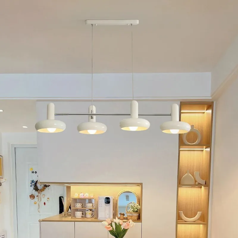 

Современная светодиодная Подвесная лампа, минималистичный белый многоподвесной светильник для спальни, гостиной, кабинета, кухни, освещение