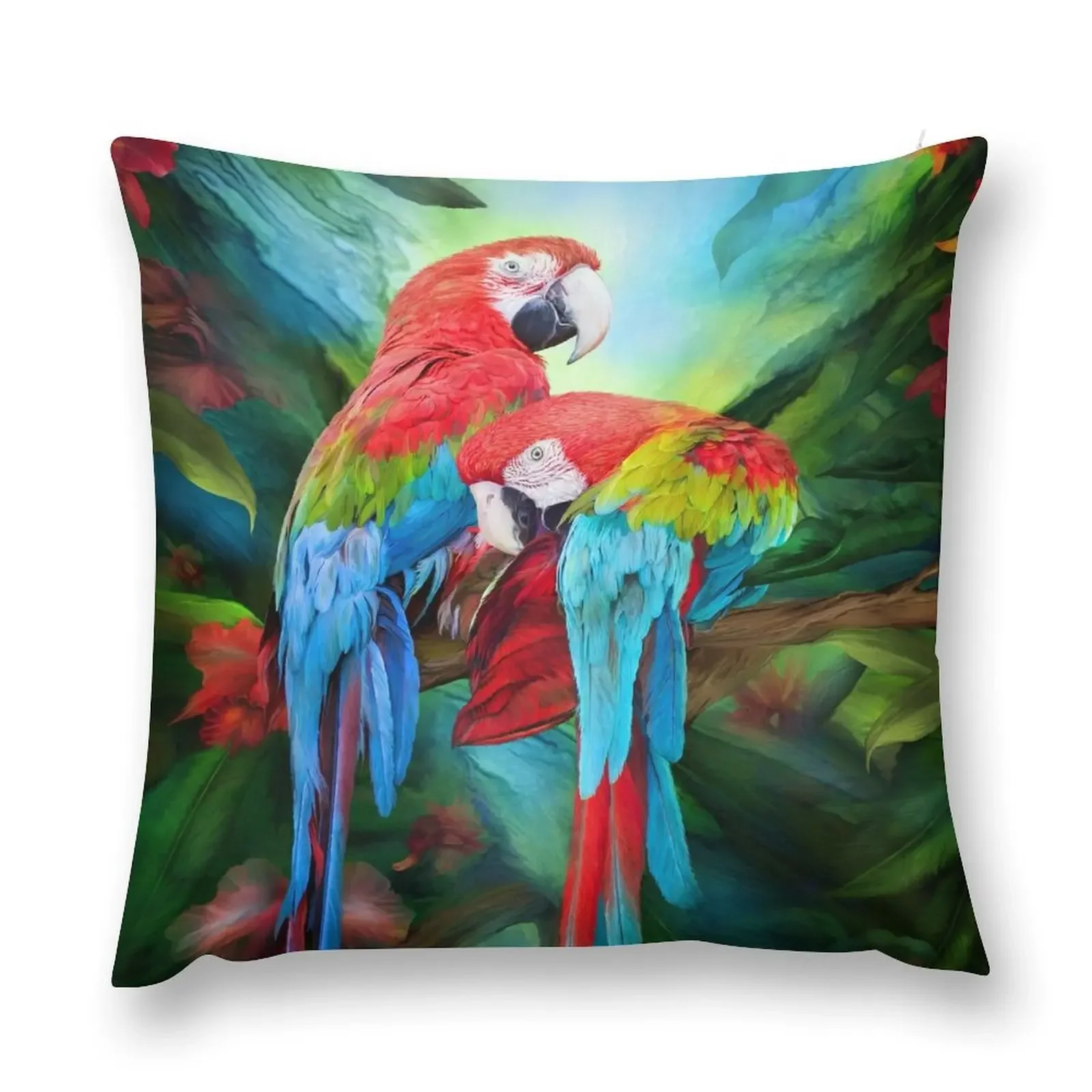 Tropic Spirits - Подушка ара в стиле аниме для девочек новогодняя подушка