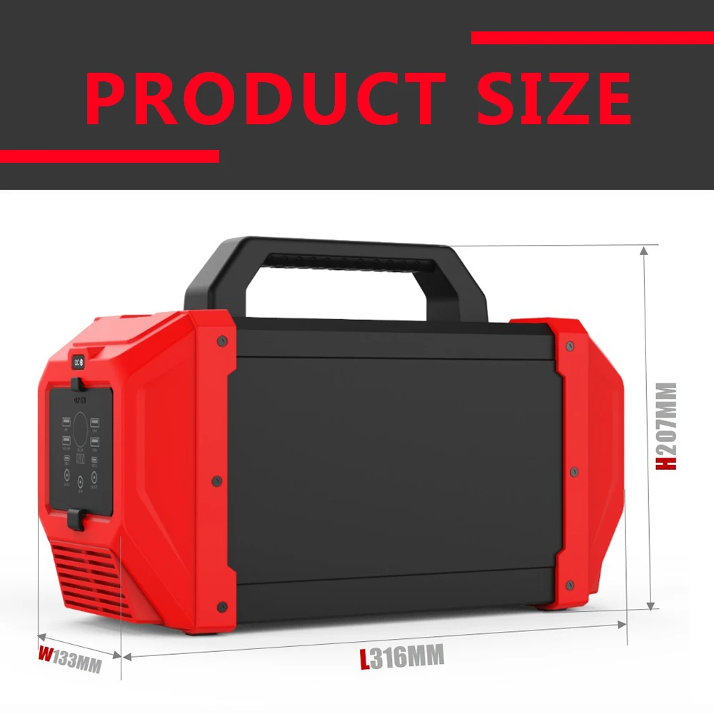 

Promotion Price Solar Portable Generator DC Lighting Multifunction Power System For Remote Working/Hiking/Camping