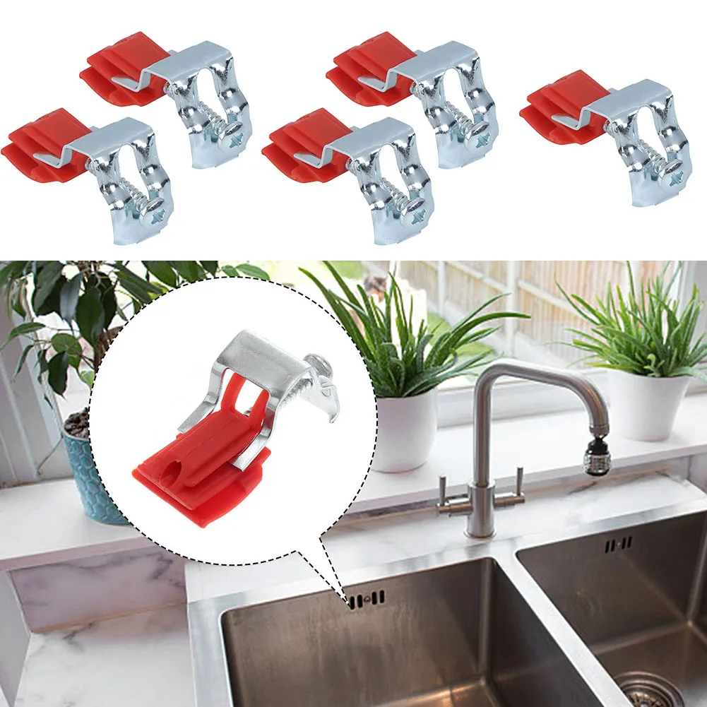 Не повреждает стену. Монтажные зажимы для кухонной мойки. Аксессуары Простая