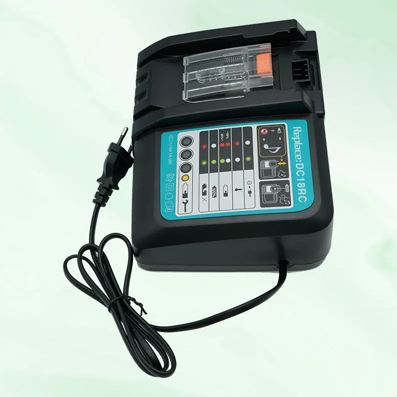 

Makita – chargeur de batterie Li-ion 18V, 14.4V, BL1830, Bl1430, DC18RC, DC18RA, outil électrique, courant de charge 3A,prise ue