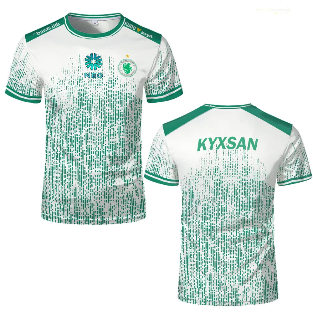 Фото Team Falcons 2025 Training Uniforms CS2 Esports NIKO M0NESY Kyousuke Jersey T-shirts Men's O Neck Tees Gifts Custom Name Clothes №4