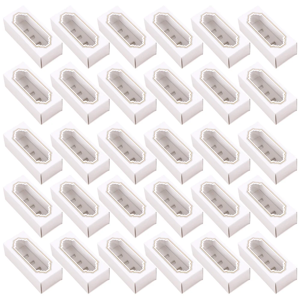 

30PCS Macaron Box Macaron Cake Container Macaron Gift Box Donut Boxes Macaroon Packaging Boxes Macaroon Gift Box