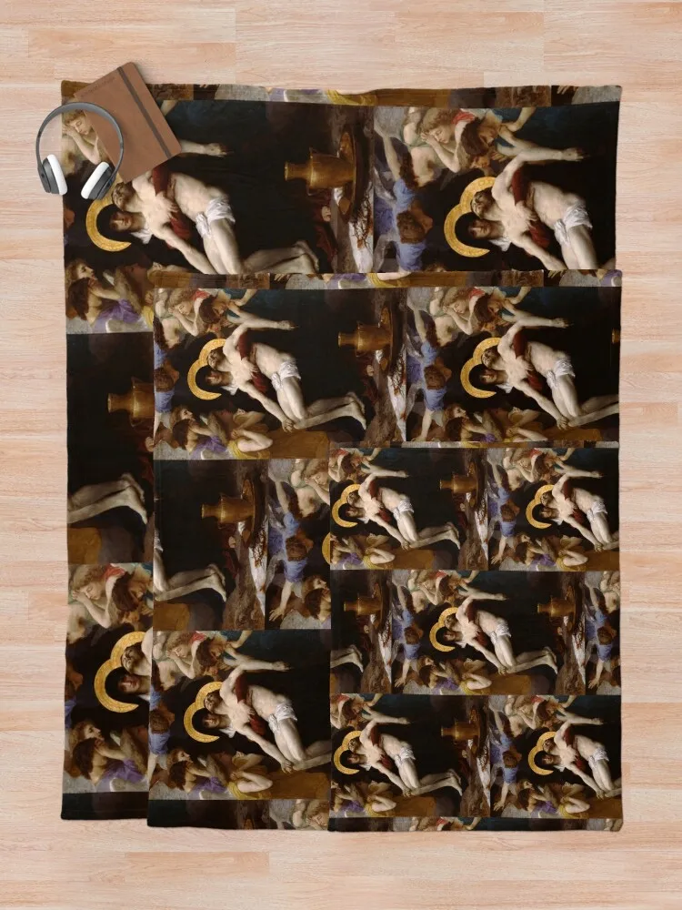 Одеяло Pieta William Adolphe Bouguereau одеяло в клетку тяжелые мягкие одеяла для кроватей