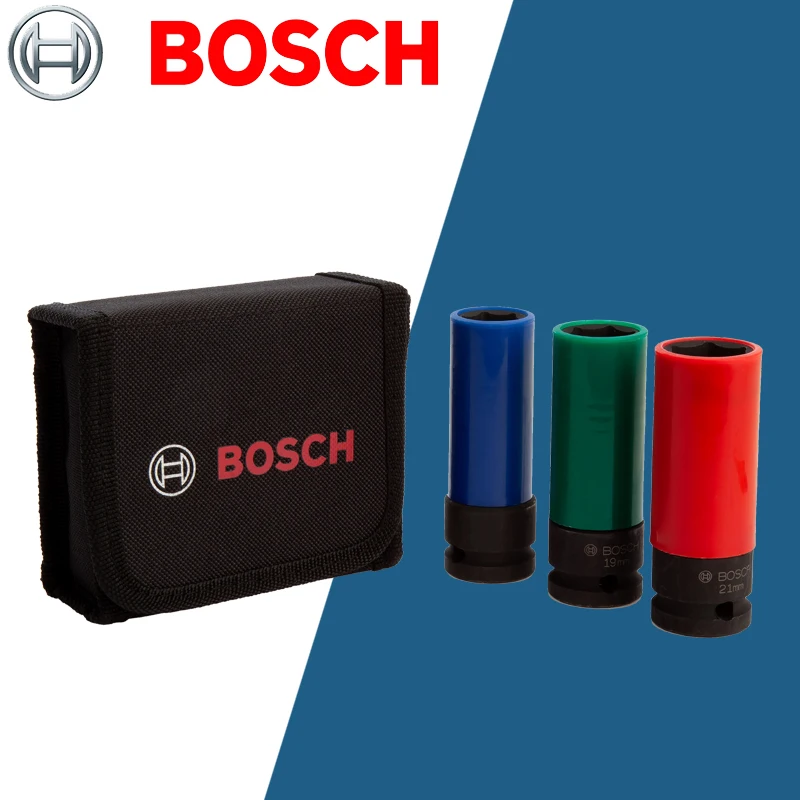

Bosch 2608003033 набор торцевых головок 1/2", 3 шт.