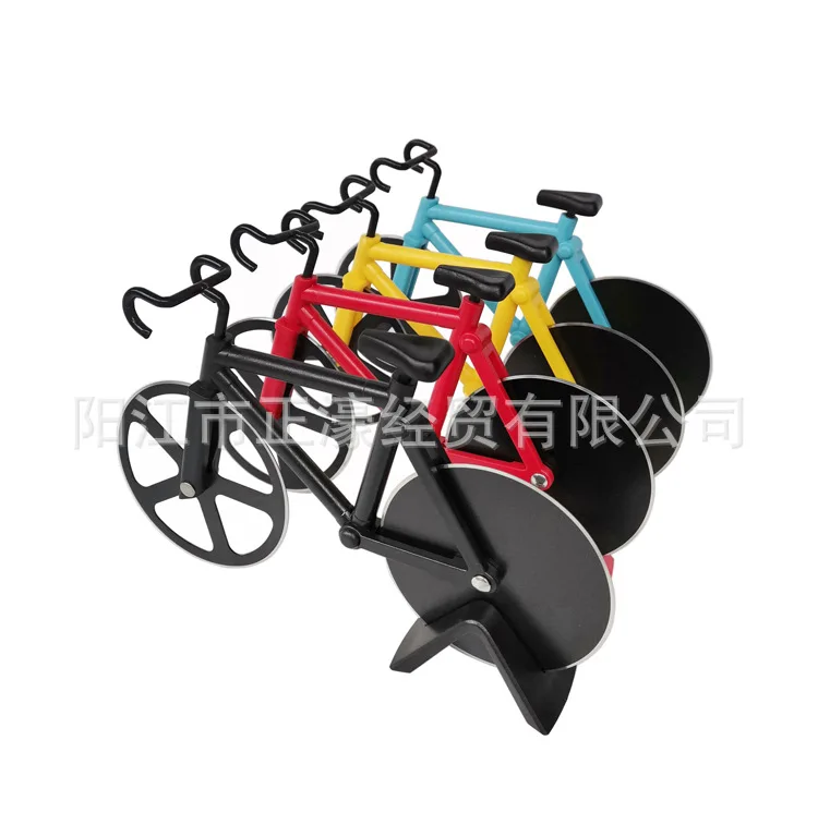 Купи Bicycle pizza cutter stainless steel pizza cutter cake cutter pizza hob pizza cutter cake cutter pizza knife за 299 рублей в магазине AliExpress