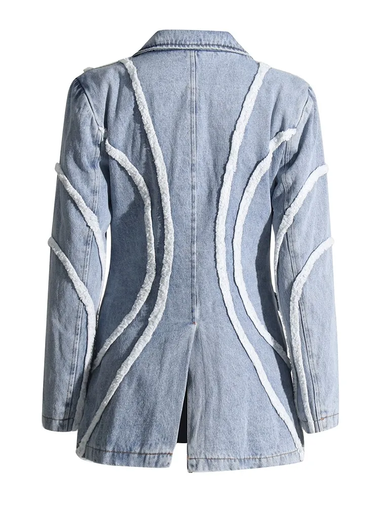 Рисунок 3 - Женский блейзер с отложным воротником