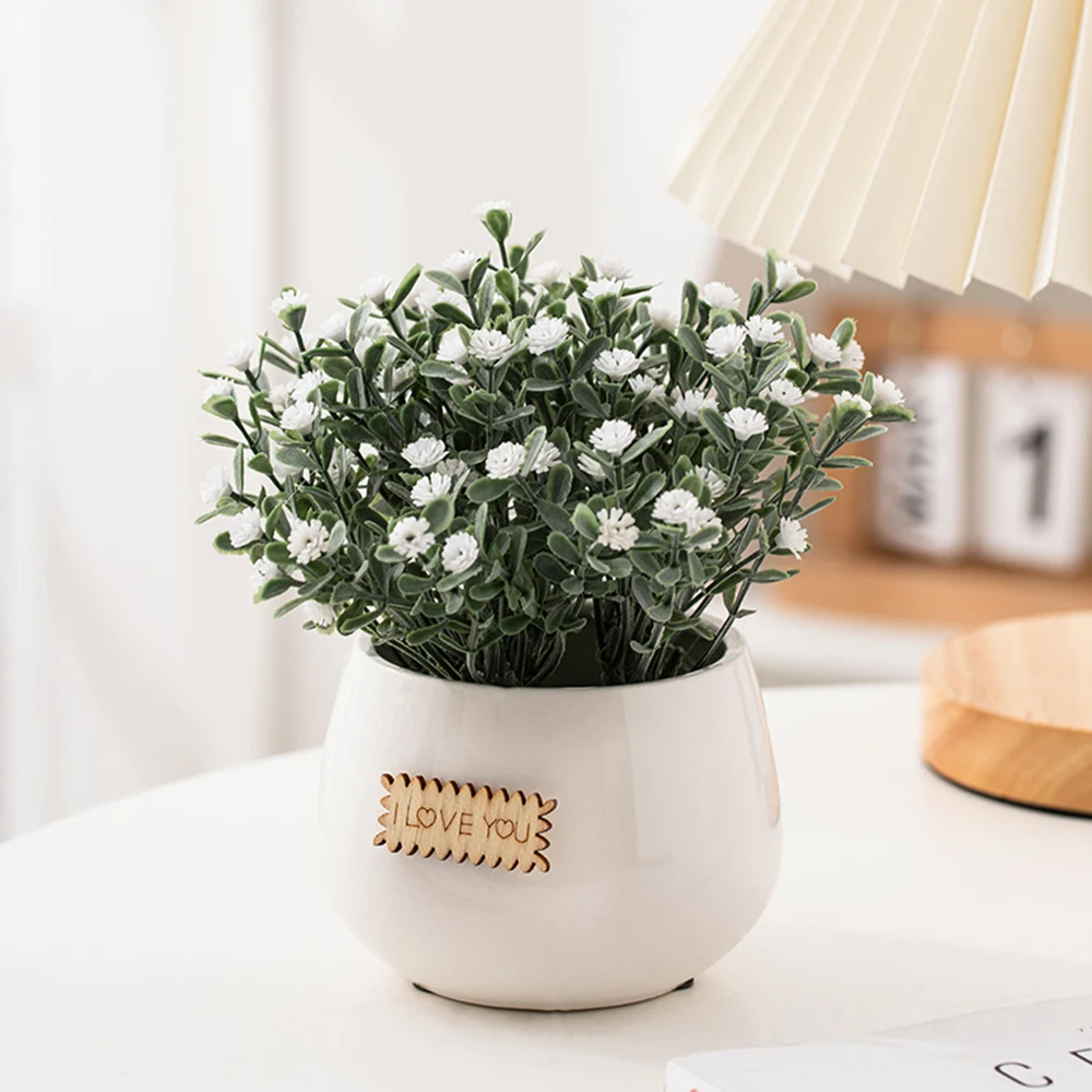 Искусственные растения в скандинавском стиле бонсай Маленькие искусственные