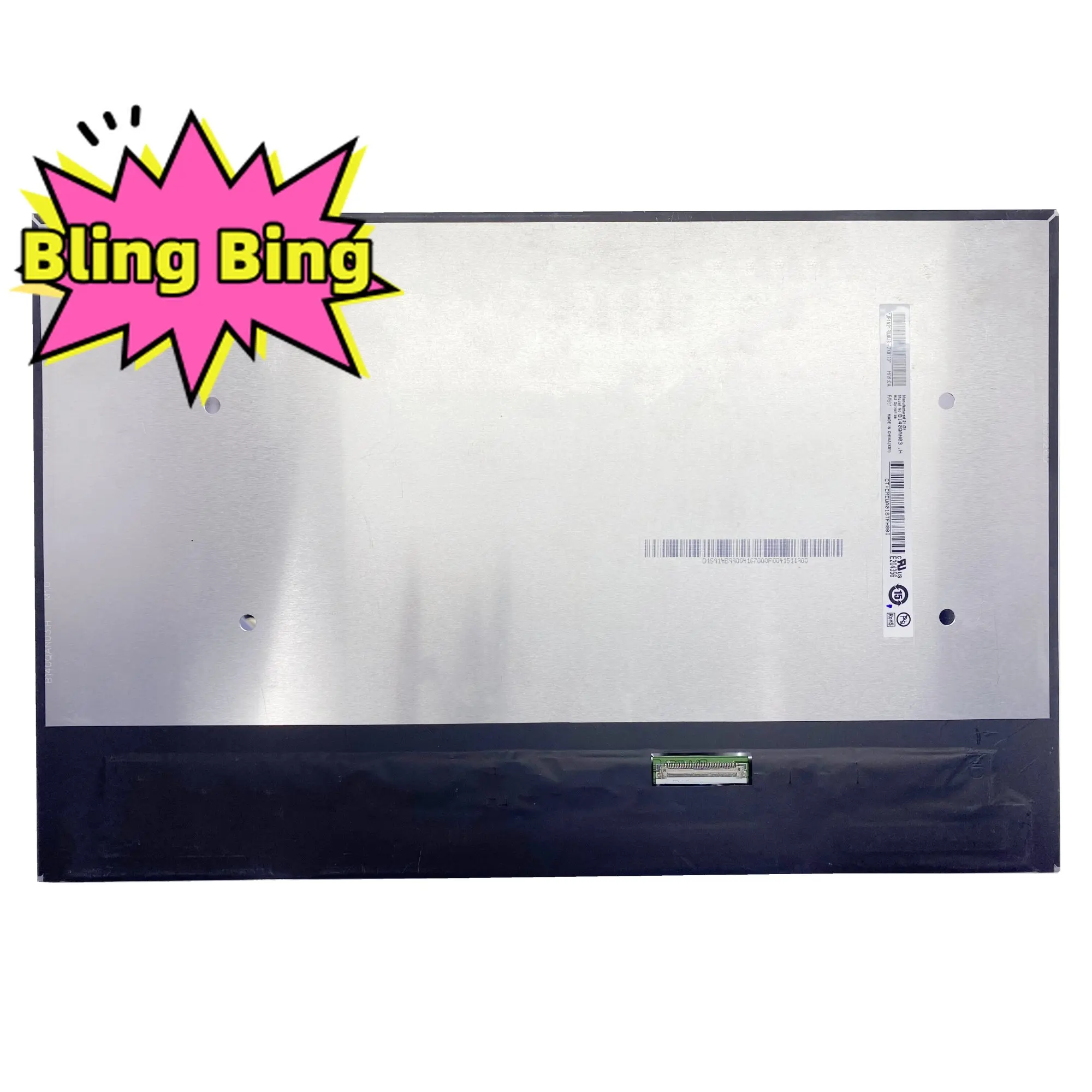 

B140QAN03.H 14,0 дюймов IPS 2560X1600 40 контактов матричная сменная панель дисплей ЖК-экран для ноутбука