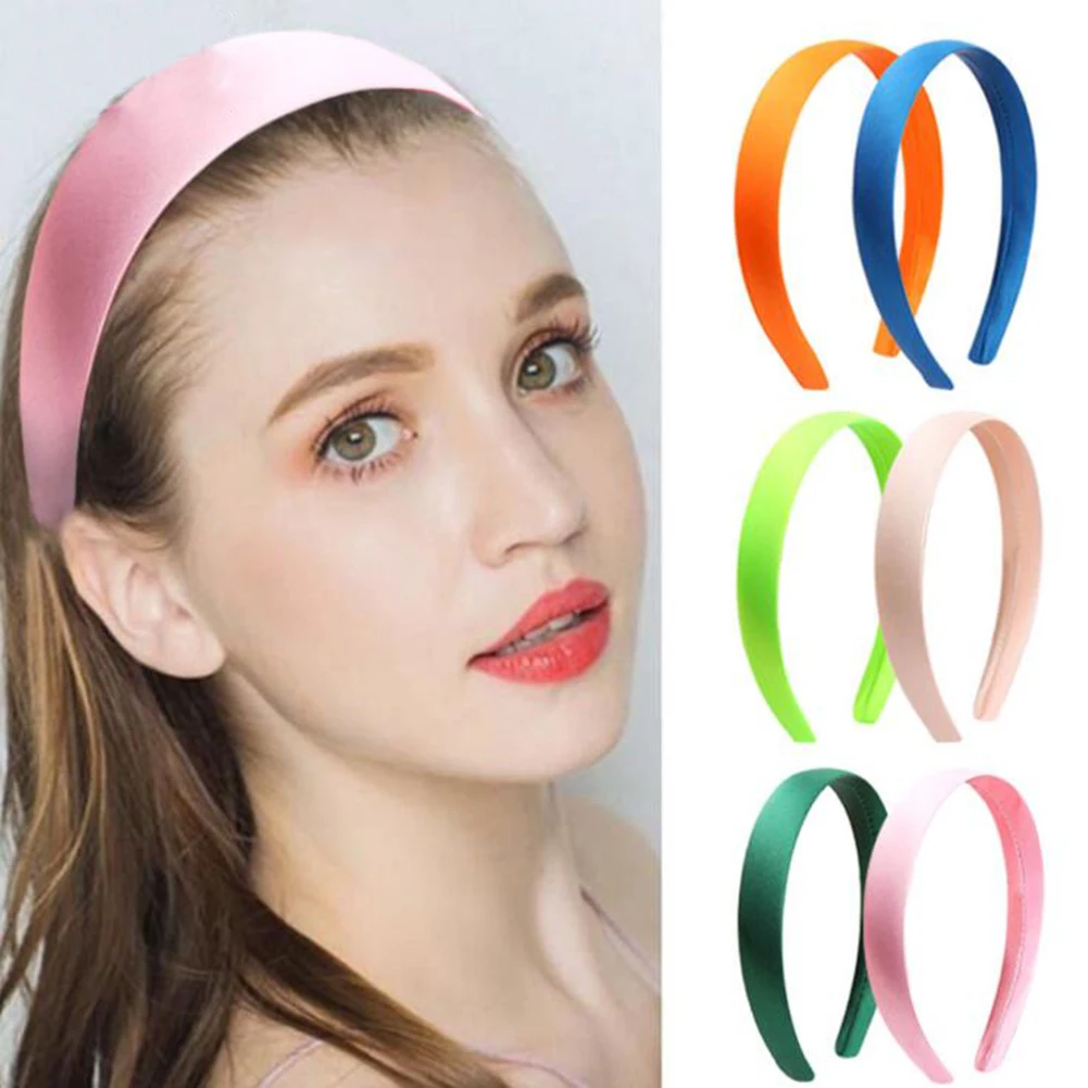 

Fashion Plastic Non-Slip Wide Hair Hoop Solid Color Headband For Women Simple Hairband Headwear Hair Accessories Hair Band New