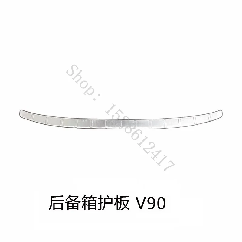 

Защита заднего бампера из нержавеющей стали, порог багажника, задняя защита, накладка протектора, автомобильные аксессуары для Volvo V90/V90 CC 2016-2025