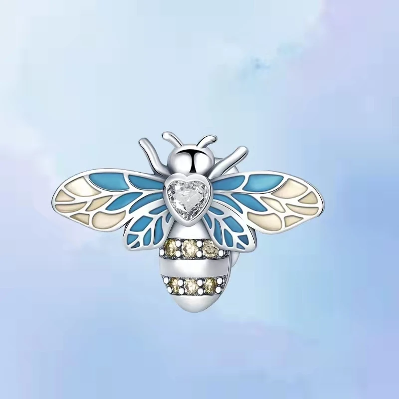 

Оригинальные подвески, бусины в виде пчелы, подходят для изготовления оригинальных браслетов Pandora 925, модные материалы для самостоятельного...