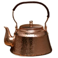 large teapot 1000ml handmade hot water kettle copper coffee pots teapot set japanese vintage kung fu tea table tea tableware
