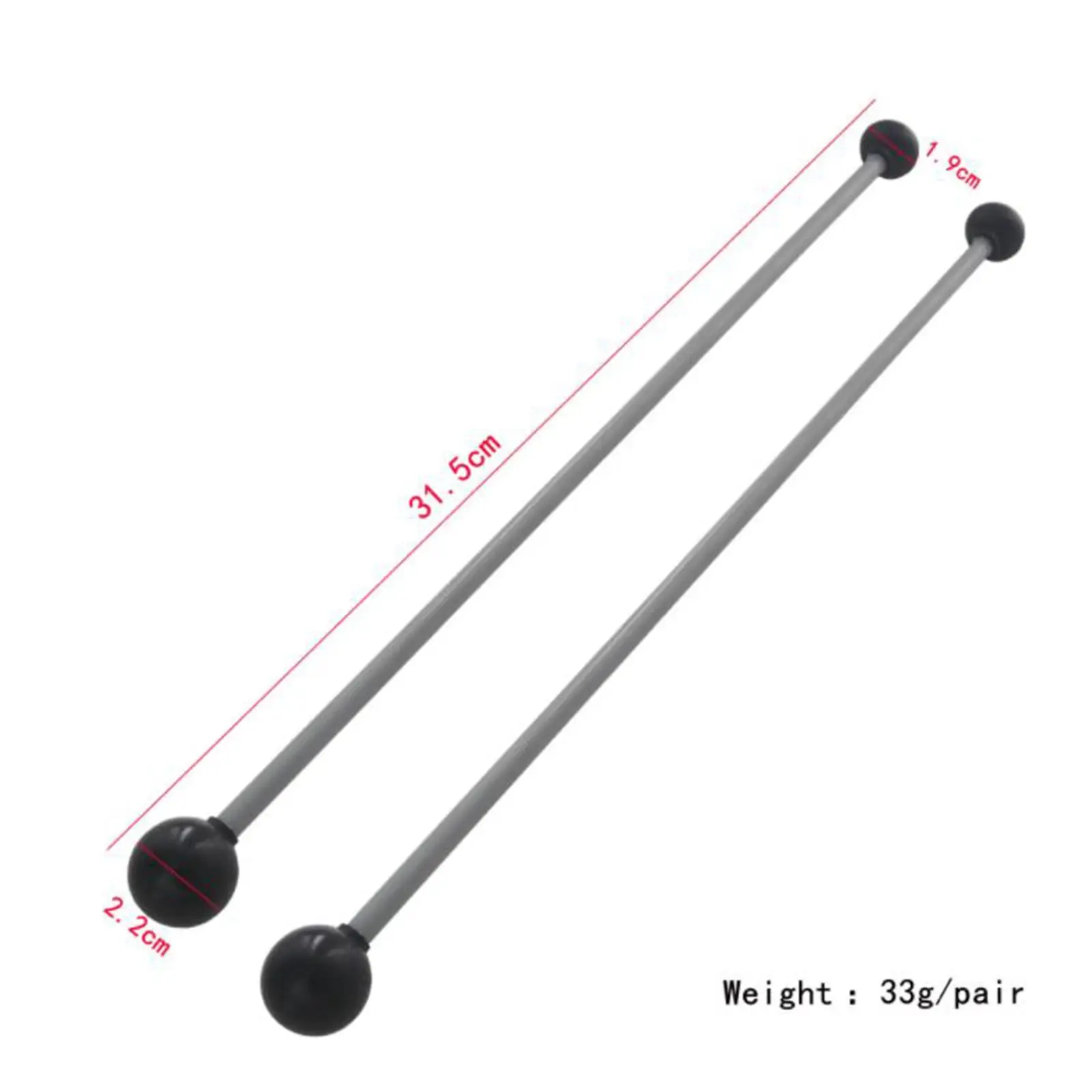 

Двухсторонние музыкальные игрушки Marimba Mallets, прочные перкуссионные палочки, палочки для рукоделия, ручной барабан, детская ученическая коло...
