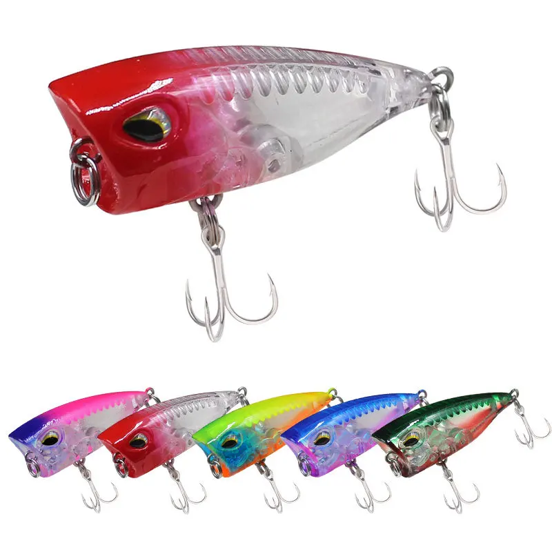 

Fishing Lure Mini Topwater Bait 3.5g 4cm Hard Bait With Treble Hook Crank Lure Tackle Artificial Bait