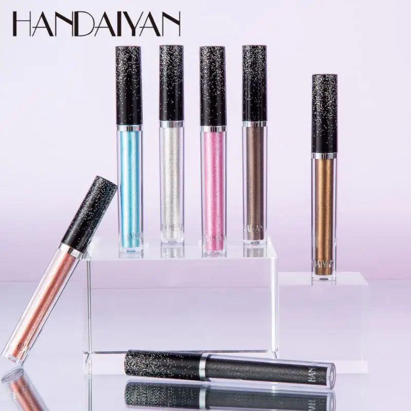

ELECOOL 12pcs/set Diamond Eye Shadow Psychedelic Pearly Shiny Lying Silkworm Tear Eyes Makeup Liquid Eyeshadow Korean Cosmetics