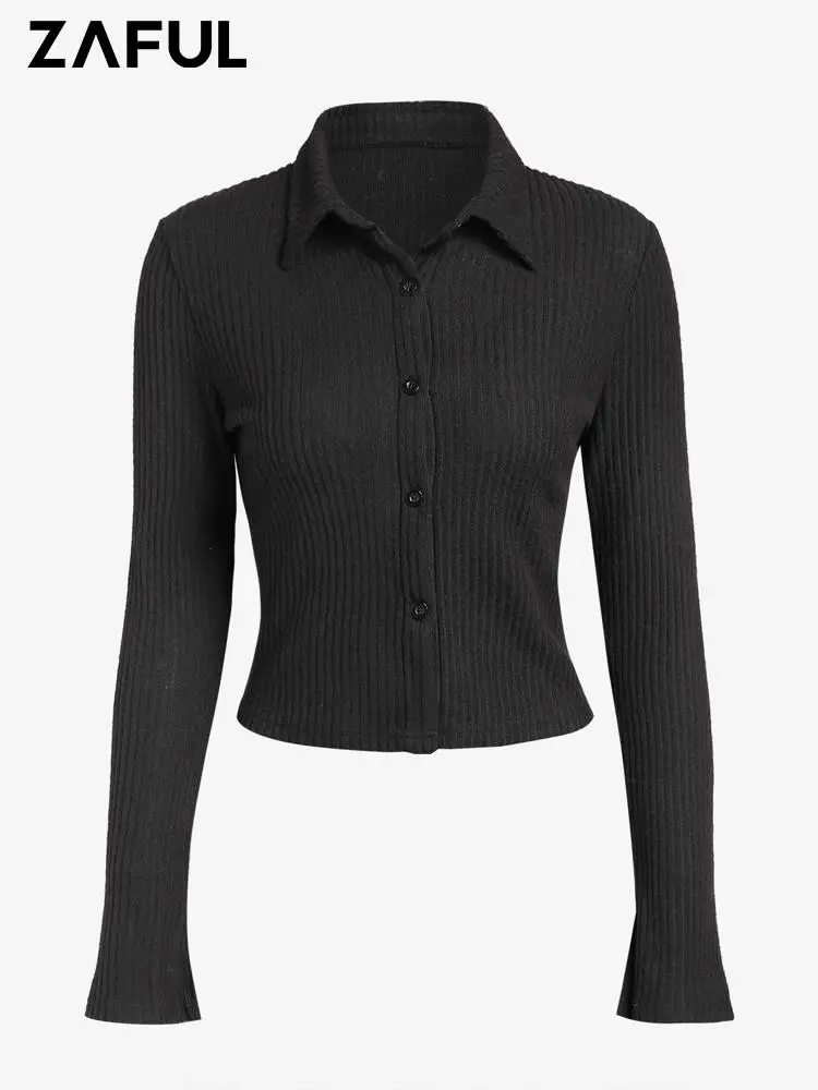 

Женский Повседневный свитер на пуговицах, с длинным рукавом