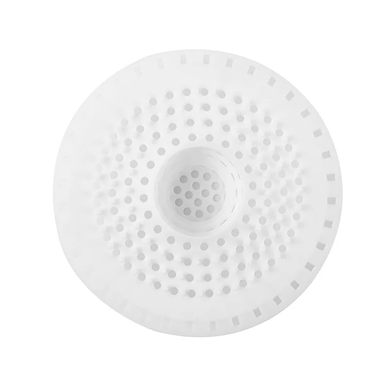 

1 шт., антиблокирующий фильтр для раковины круглой формы, фильтр для волос, сливной фильтр, силиконовый мягкий слив для пола, улавливатель мусора для кухни