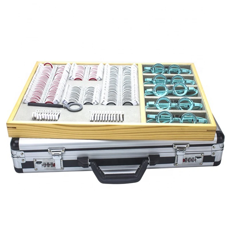 

China optical trial lens set High quality ophthalmic equipment New optometry instrument eye testing box