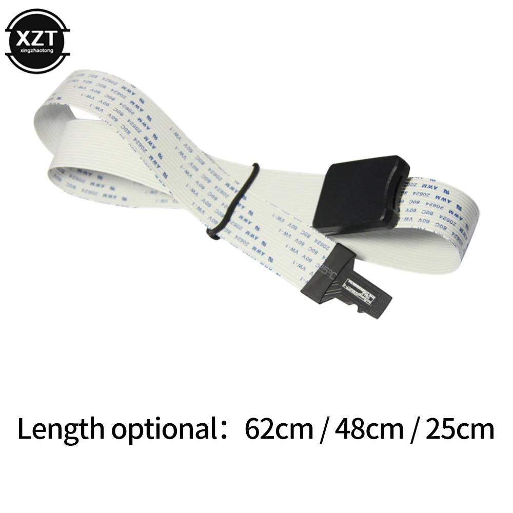 25 см 48 см 62 см TF для Micro SD карты расширенный кабель адаптер TF Zip Разъем для карты памяти Устройство для чтения карт памяти