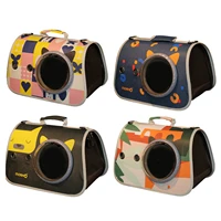 pet travel carrier comfortable space cover cat handbag breathable washable dog carrier for subway shopping outdoor hiking