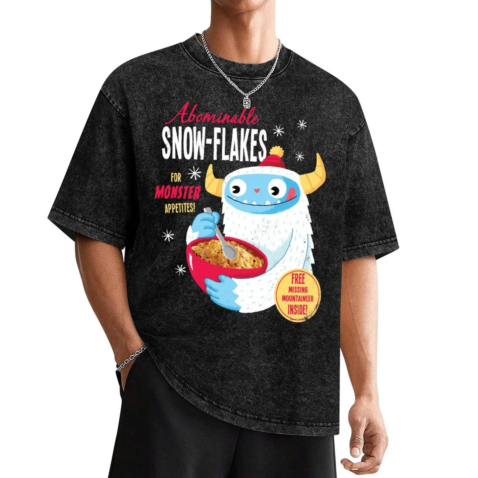 Футболка Abominable Snowflakes с короткими рукавами бутиковая одежда на день Святого