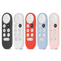 silicone protective case for google chrome cast 2020 tv voice remote control shockproof dustproof remote cover shell accessories