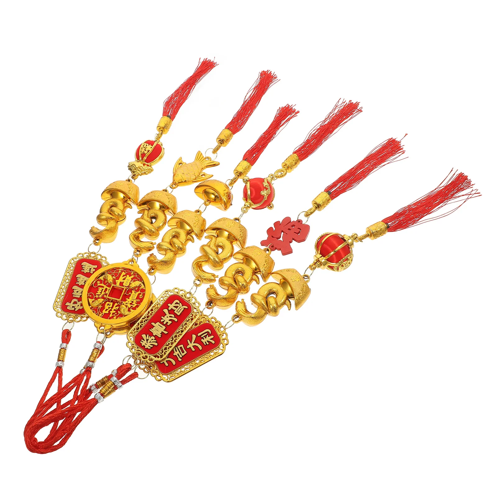 6 шт. 2025 год змеи орнамент новые подвесные декоры декоративная подвеска шар удачи