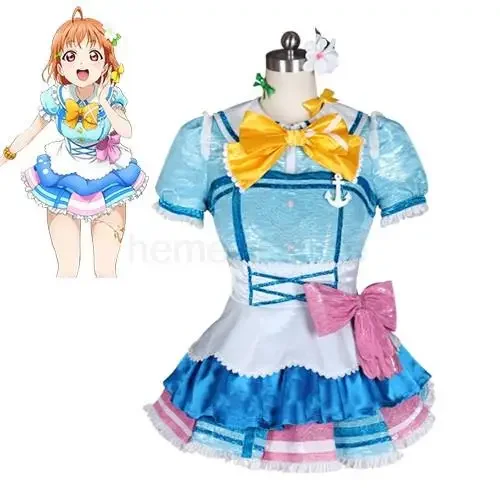 Женский костюм для косплея Love Live Sunshine Aqours OP1 с 9 персонажами из м/ф таками Чика