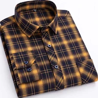 mens long sleeve shirts plaid shirts non iron coat anti wrinkle clothes mens spring and autumn cotton clothing