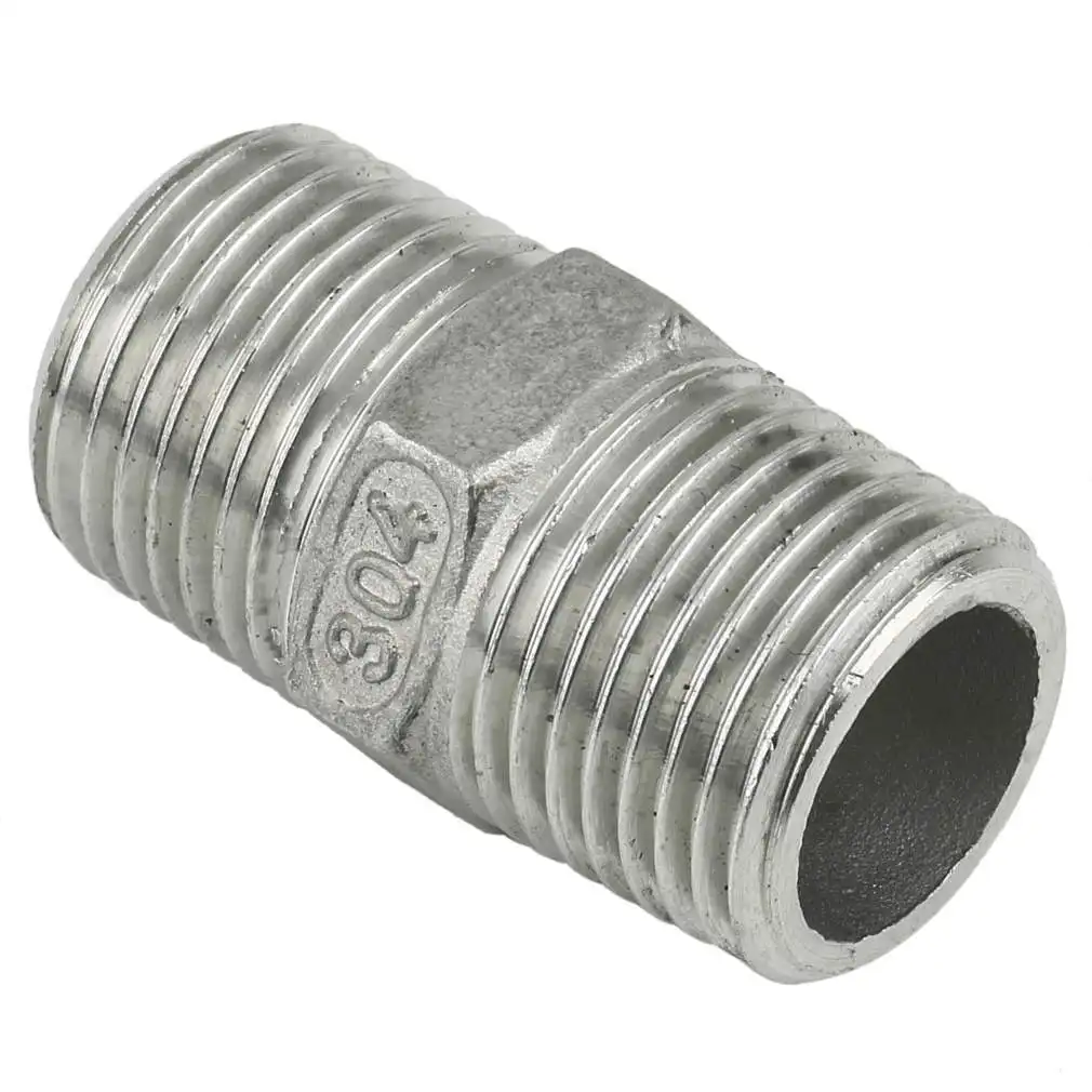 

2/1 Male x Male 39cm Hexagonal 304 Stainless Steel threaded Pipe NPT