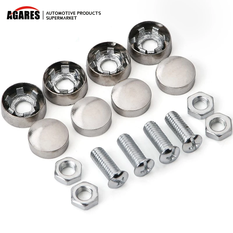 4 шт./компл. винты с защитой от кражи болты для номерного знака автомобиля рамки |