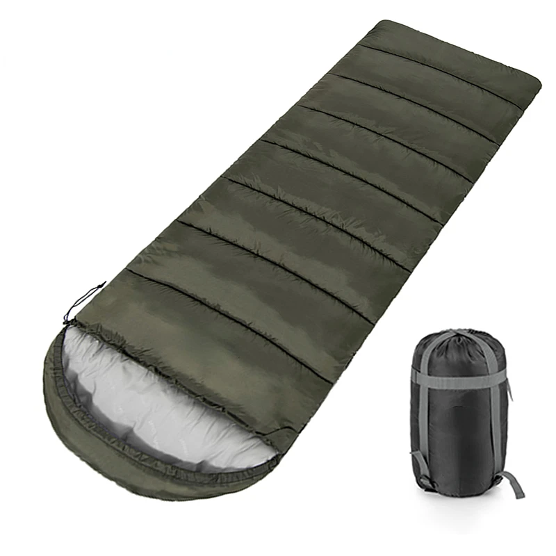 

New Sleeping Bag Ultralight Winter Cotton Sleeping Bag Warmth Double Person Spliceable Camping Four Seasons Warm Sleeping Bag