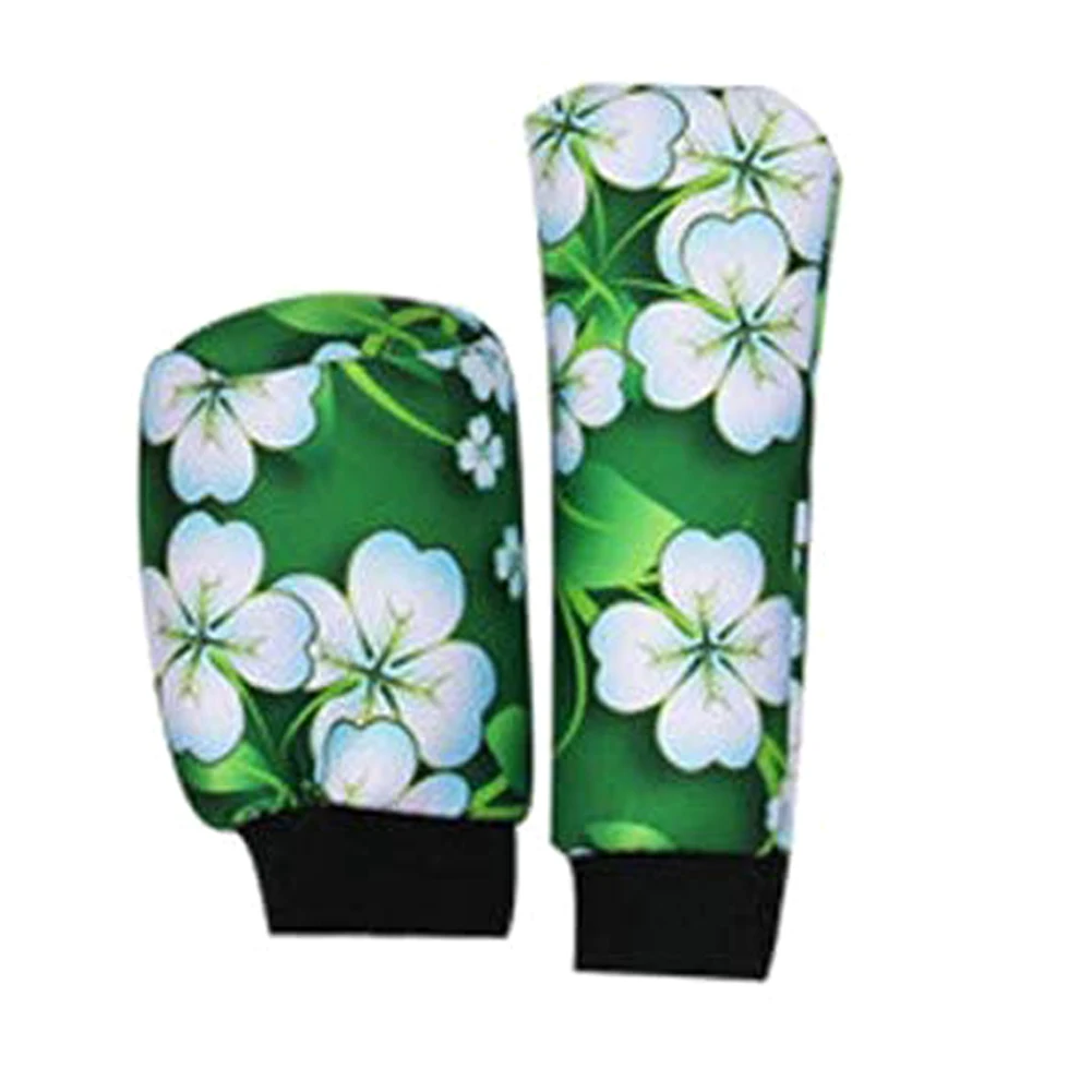 

Sunflower Auto Gear Shifts Knob Cover Handbrake Cover Set Washable For Car Decoration Car Accessories