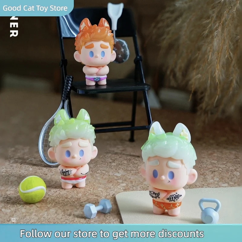 Фото Коллекционная фигурка Forerunner Fitness Series Blind Box: полный набор стильных фигурок для декора дома и рабочего стола №1