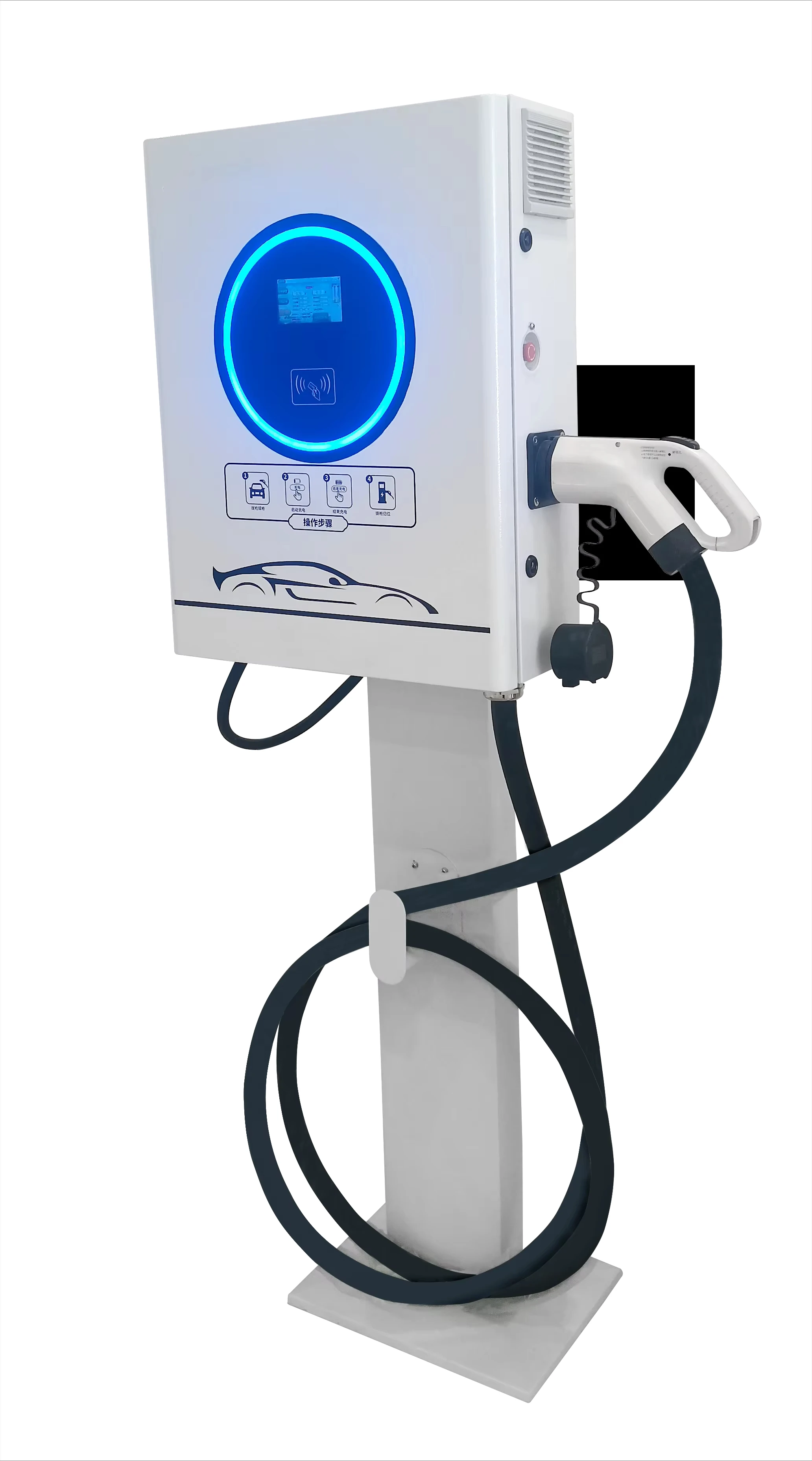 Влагозащищенная зарядная станция для электромобилей IP65, 7 кВт, Type 2, Plug and Play, для домашнего использования (art.: 3920dac2e2edb) - 3920dac2e2edb
