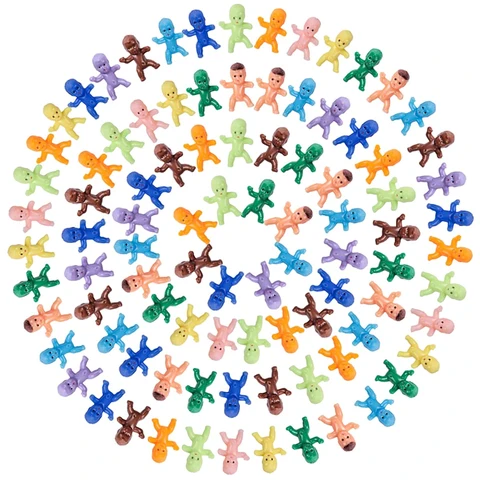 Пластиковые миниатюры малышей