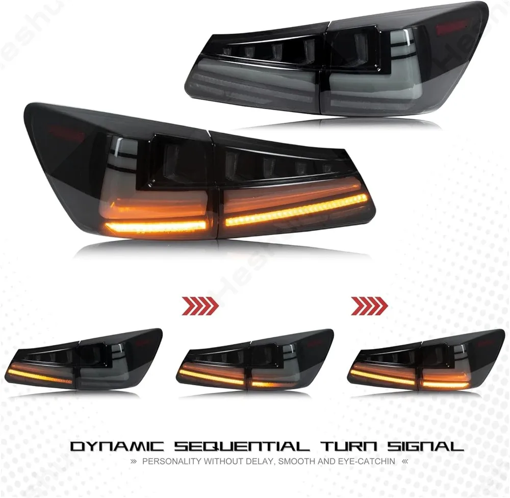 Фото Задний фонарь в сборе для Lexus IS250 IS350 IS220d Sedan ISF 2006-2013, светодиодный, с последовательным сигналом поворота, E-mark №5
