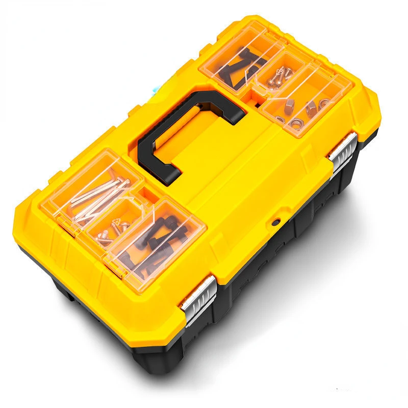 New Profesional Tool Boxes Big Size Electrician  Empty Large Tool Case Plastic Safety Box Caixas De Ferramentas Tools Packaging