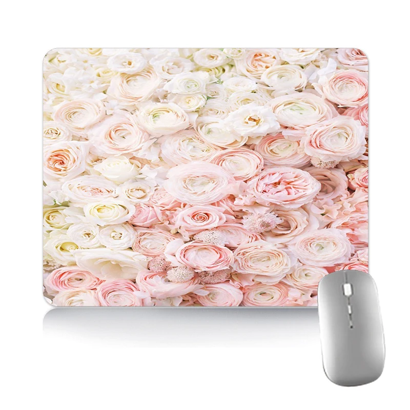 

About Flower Mause Mat for Computers Life Motivational Quotes Small Mouse Pad Custom Inspirational Desk