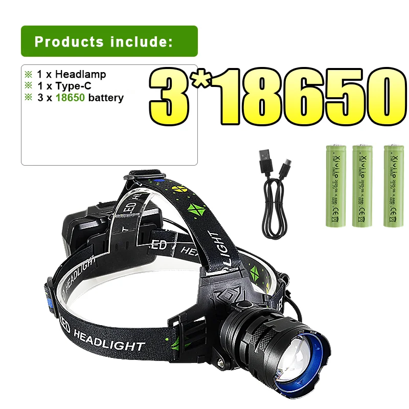 

Paweinuо Налобный Фонарь 800 Вт