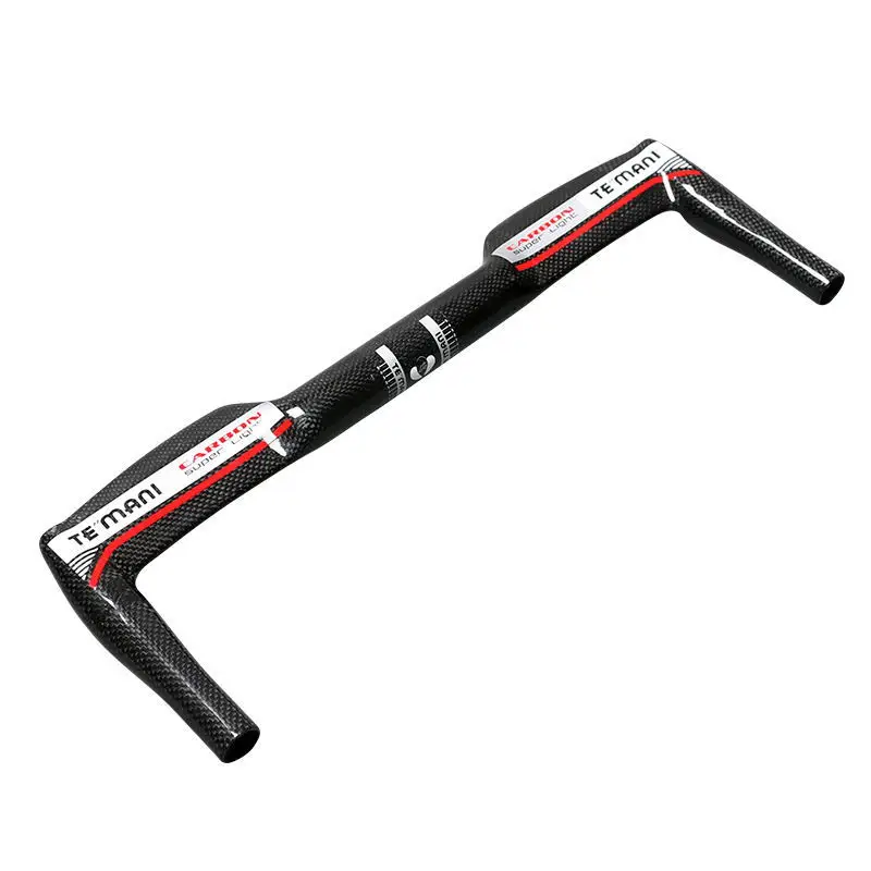 Руль TEMANI Ultralight Carbon TT Bullhorn Aero для шоссейных велосипедов с фиксированной передачей, 25.431.8 мм, сменный аксессуар для велоспорта (art.: 3920dbddfae5d) - 3920dbddfae5d